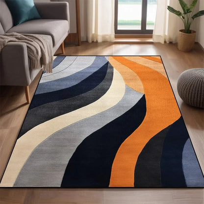 Modern Nordic Style Carpet for Rooms Washable Large Living Room Carpet Color Coffee Tables Mat Non-slip Cloakroom Decor Rugs 러그 Manwatstore