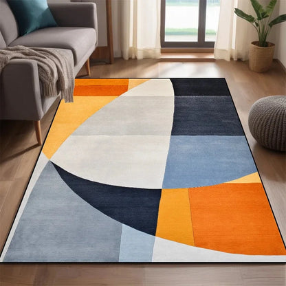 Modern Nordic Style Carpet for Rooms Washable Large Living Room Carpet Color Coffee Tables Mat Non-slip Cloakroom Decor Rugs 러그 Manwatstore