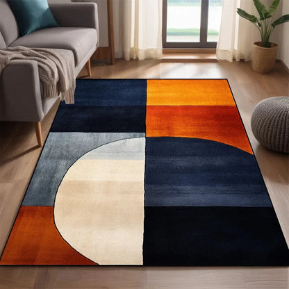 Modern Nordic Style Carpet for Rooms Washable Large Living Room Carpet Color Coffee Tables Mat Non-slip Cloakroom Decor Rugs 러그 Manwatstore