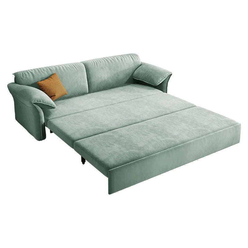 Modern Simple Folding Multifunctional Retractable Living Room Bedroom Fabric Sofa Bed High Quality Sofa Bed With Storage Manwatstore