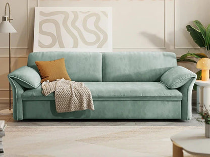 Modern Simple Folding Multifunctional Retractable Living Room Bedroom Fabric Sofa Bed High Quality Sofa Bed With Storage Manwatstore