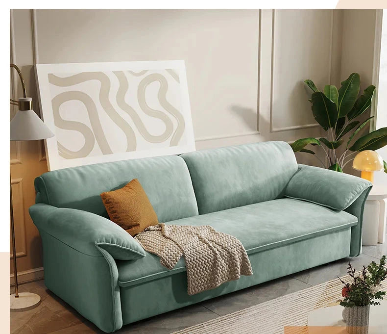 Modern Simple Folding Multifunctional Retractable Living Room Bedroom Fabric Sofa Bed High Quality Sofa Bed With Storage Manwatstore