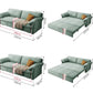 Modern Simple Folding Multifunctional Retractable Living Room Bedroom Fabric Sofa Bed High Quality Sofa Bed With Storage Manwatstore