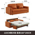 Modern Sofa Bed Folding Living Room Leather Sofa Bed with Mattress Multi-functional and Dual-purpose Раскладушка Походная Manwatstore