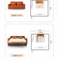 Modern Sofa Bed Folding Living Room Leather Sofa Bed with Mattress Multi-functional and Dual-purpose Раскладушка Походная Manwatstore