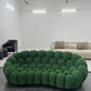 Modular Curved Cloud Sofa – Contemporary Fabric Sectional Couch Bean Bag Manwatstore