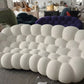 Modular Curved Cloud Sofa – Contemporary Fabric Sectional Couch Bean Bag Manwatstore
