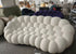 Modular Curved Cloud Sofa – Contemporary Fabric Sectional Couch Bean Bag Manwatstore