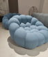 Modular Curved Cloud Sofa – Contemporary Fabric Sectional Couch Bean Bag Manwatstore