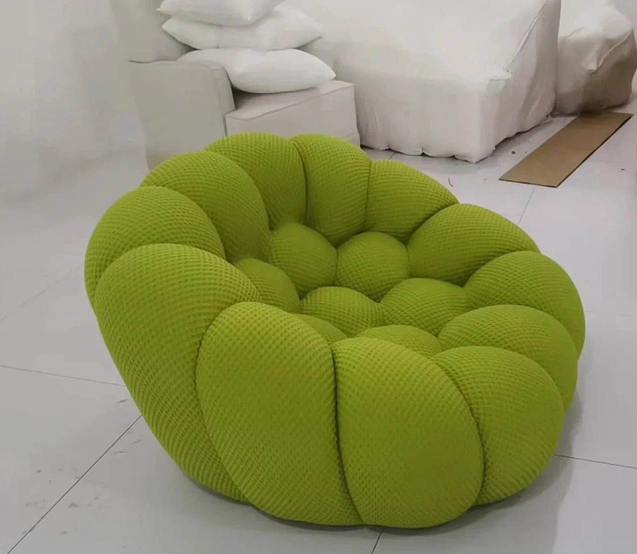 Modular Curved Cloud Sofa – Contemporary Fabric Sectional Couch Manwatstore