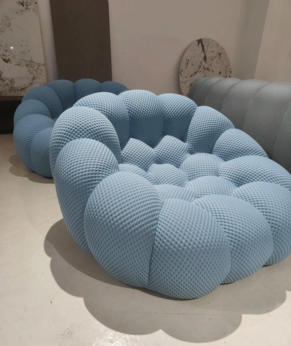 Modular Curved Cloud Sofa – Contemporary Fabric Sectional Couch Manwatstore
