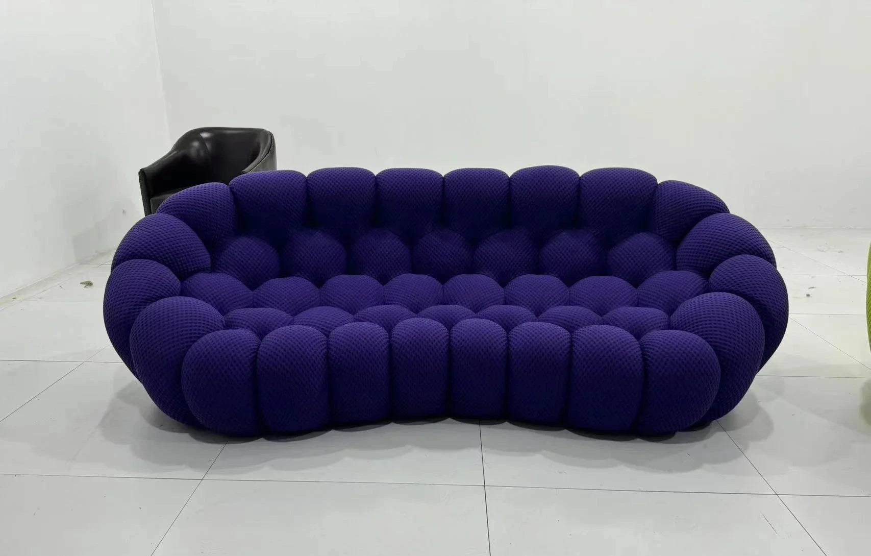 Modular Curved Cloud Sofa – Contemporary Fabric Sectional Couch Manwatstore
