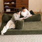 Modular Folding Sofa Bed – Retro Style Compression Lounge Sofa for Living Room & Bedroom Manwatstore