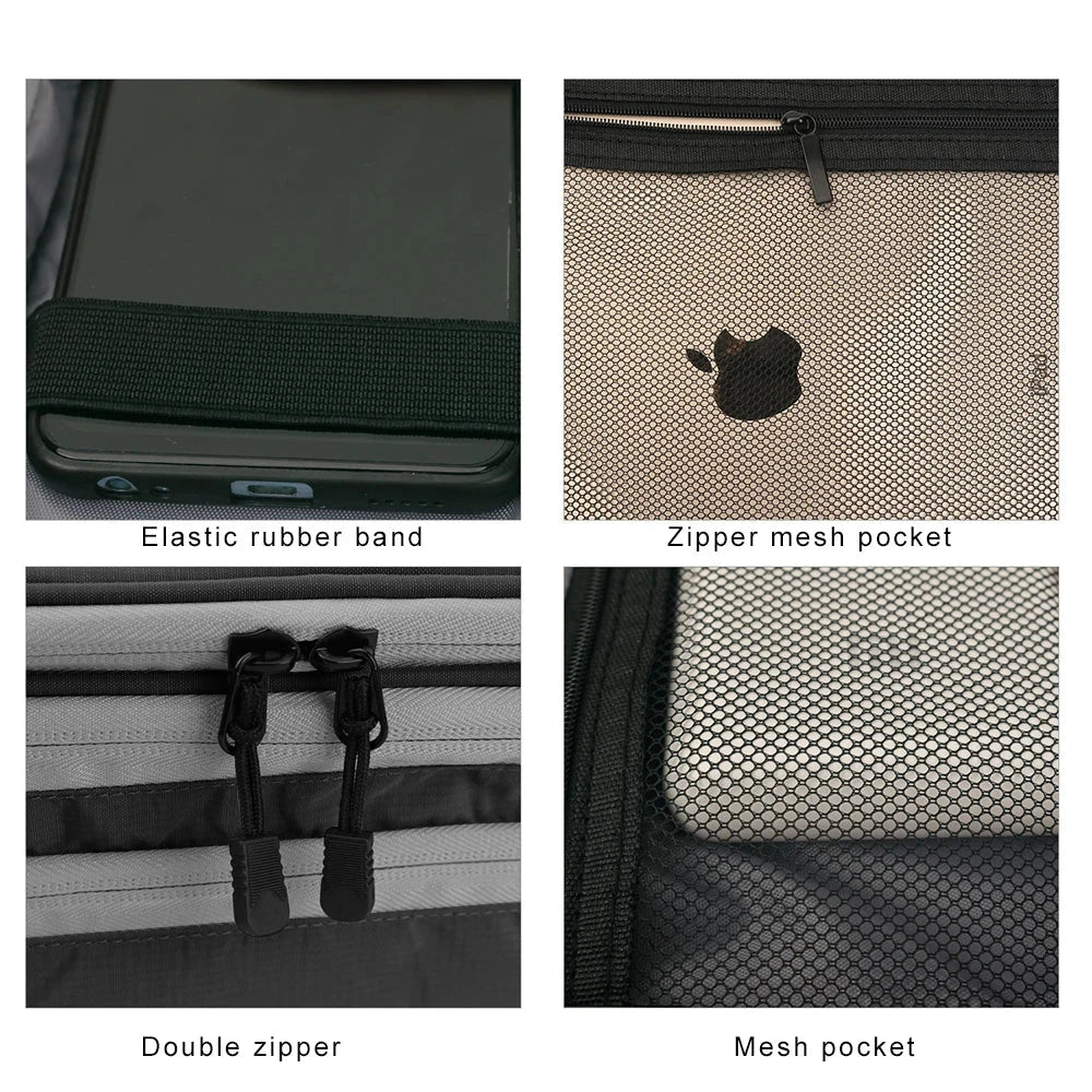 Multi-Layer Electronic Accessories Organiser Bag – Large Capacity Travel Cable &amp; iPad Storage Case Manwatstore