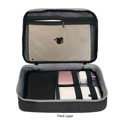 Multi-Layer Electronic Accessories Organiser Bag – Large Capacity Travel Cable &amp; iPad Storage Case Manwatstore