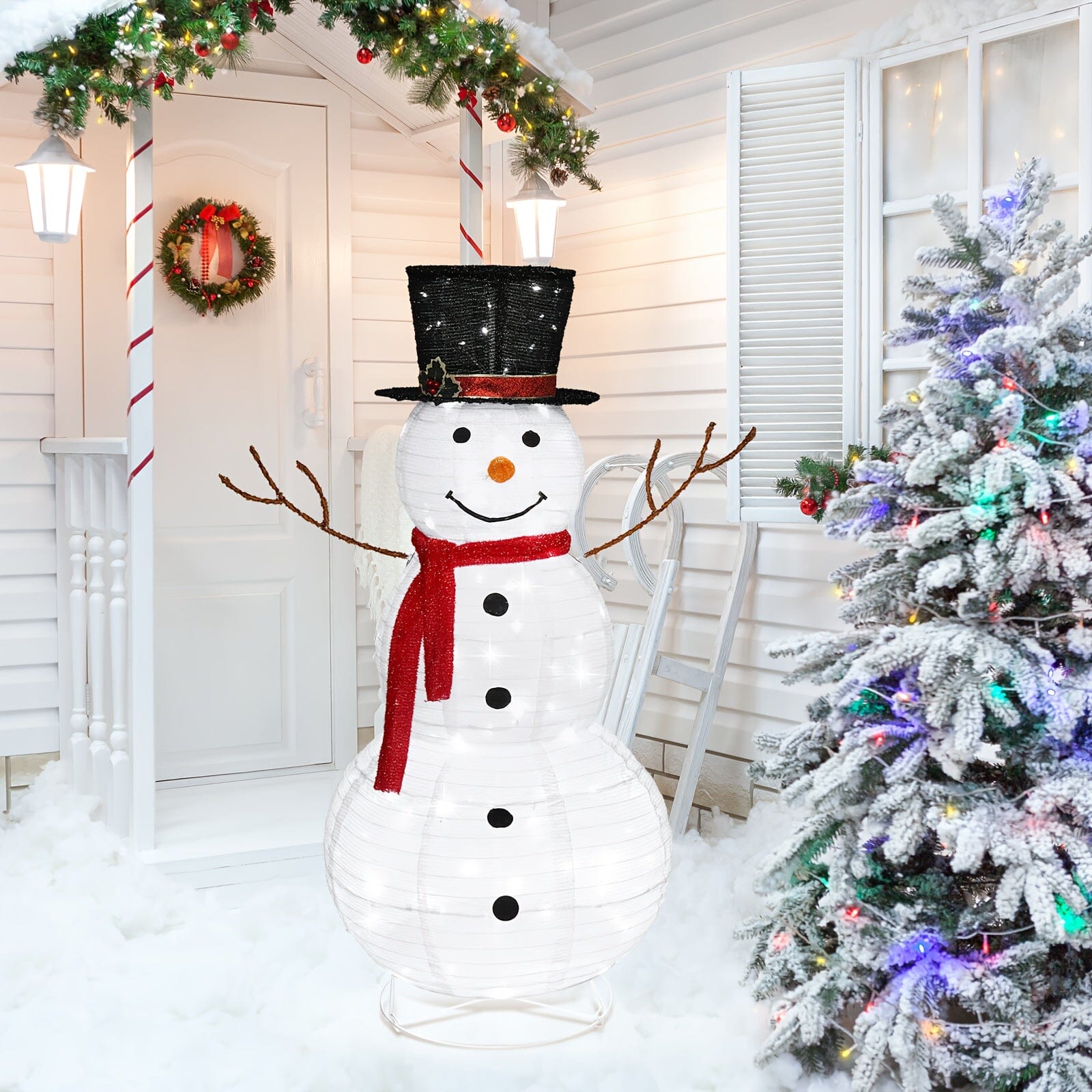 Multi-style Christmas Lights Snowman 2024 Hot Model Choose From A Wide Range Of Styles., Winter Decor, Party Lights, Snowman Design, Sturdy Design, Weatherresistant Decor, Christmas Ornaments, Festive Snowman, Christmas Enthu Manwatstore