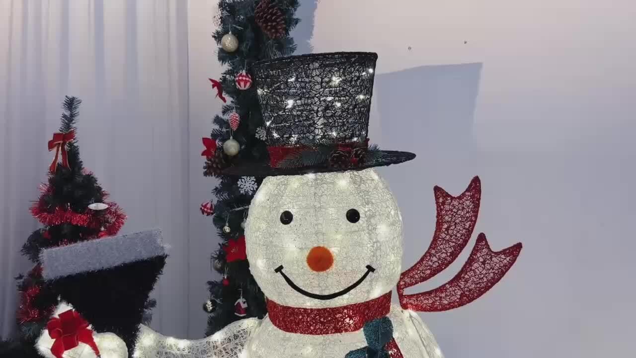 Multi-style Christmas Lights Snowman 2024 Hot Model Choose From A Wide Range Of Styles., Winter Decor, Party Lights, Snowman Design, Sturdy Design, Weatherresistant Decor, Christmas Ornaments, Festive Snowman, Christmas Enthu Manwatstore