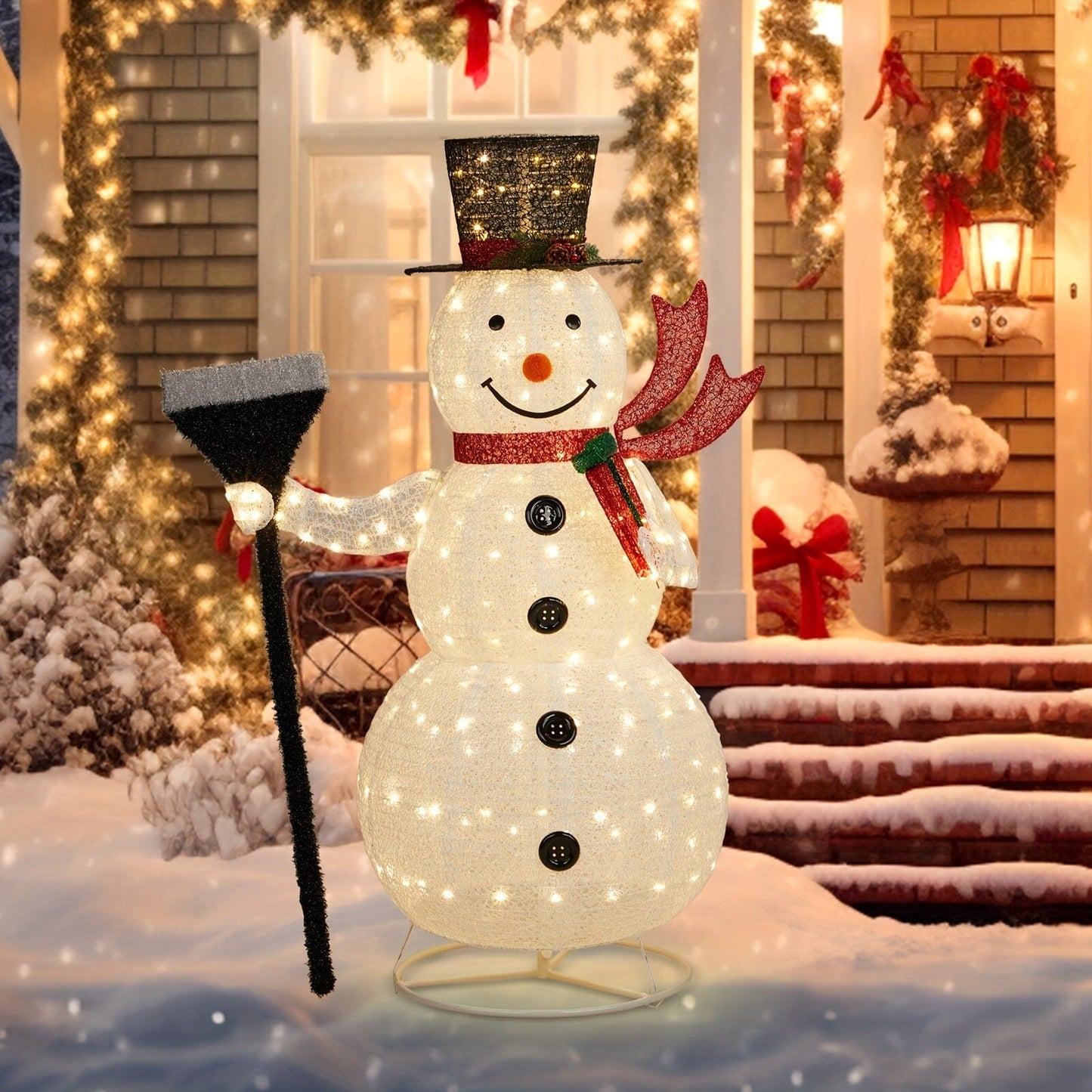 Multi-style Christmas Lights Snowman 2024 Hot Model Choose From A Wide Range Of Styles., Winter Decor, Party Lights, Snowman Design, Sturdy Design, Weatherresistant Decor, Christmas Ornaments, Festive Snowman, Christmas Enthu Manwatstore