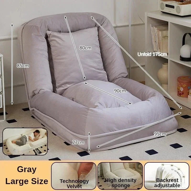 Multifunction Folding Sofa Bed Comfortable Modern Living Room Sofas Individual Lazy Sofa for Bedroom Chaise Lounge Furnitures Manwatstore