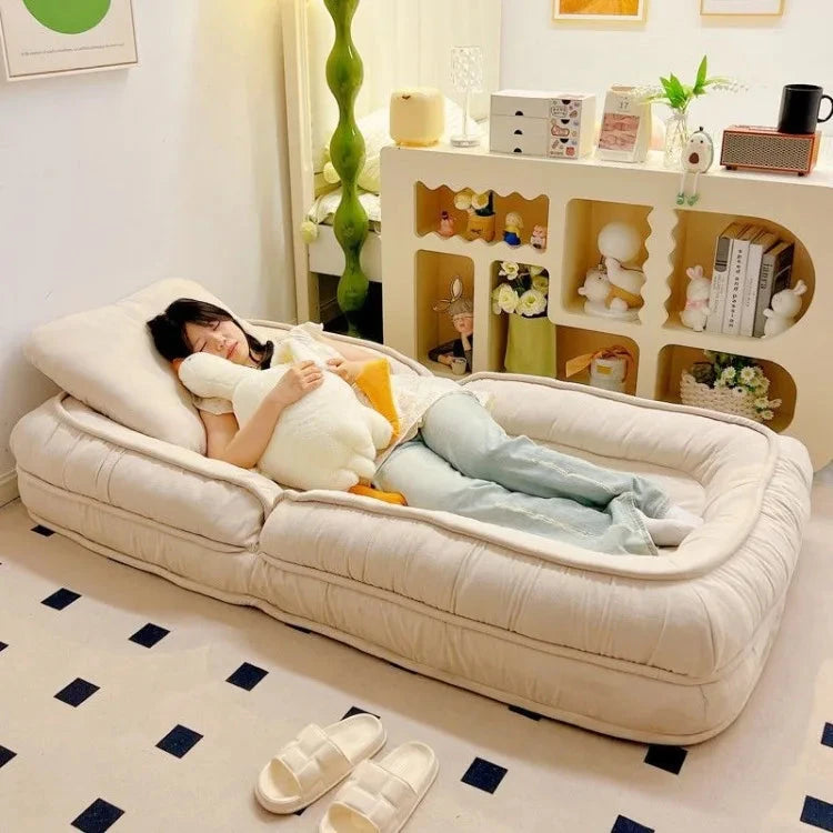 Multifunction Folding Sofa Bed Comfortable Modern Living Room Sofas Individual Lazy Sofa for Bedroom Chaise Lounge Furnitures Manwatstore