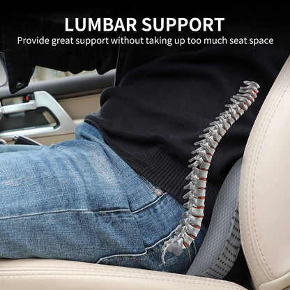 Multifunctional Car Seat Cushion Universal Memory Lumbar Pillow Support Driver Breathable Relief Comfort Chair Car Seat Pad 0 Manwatstore