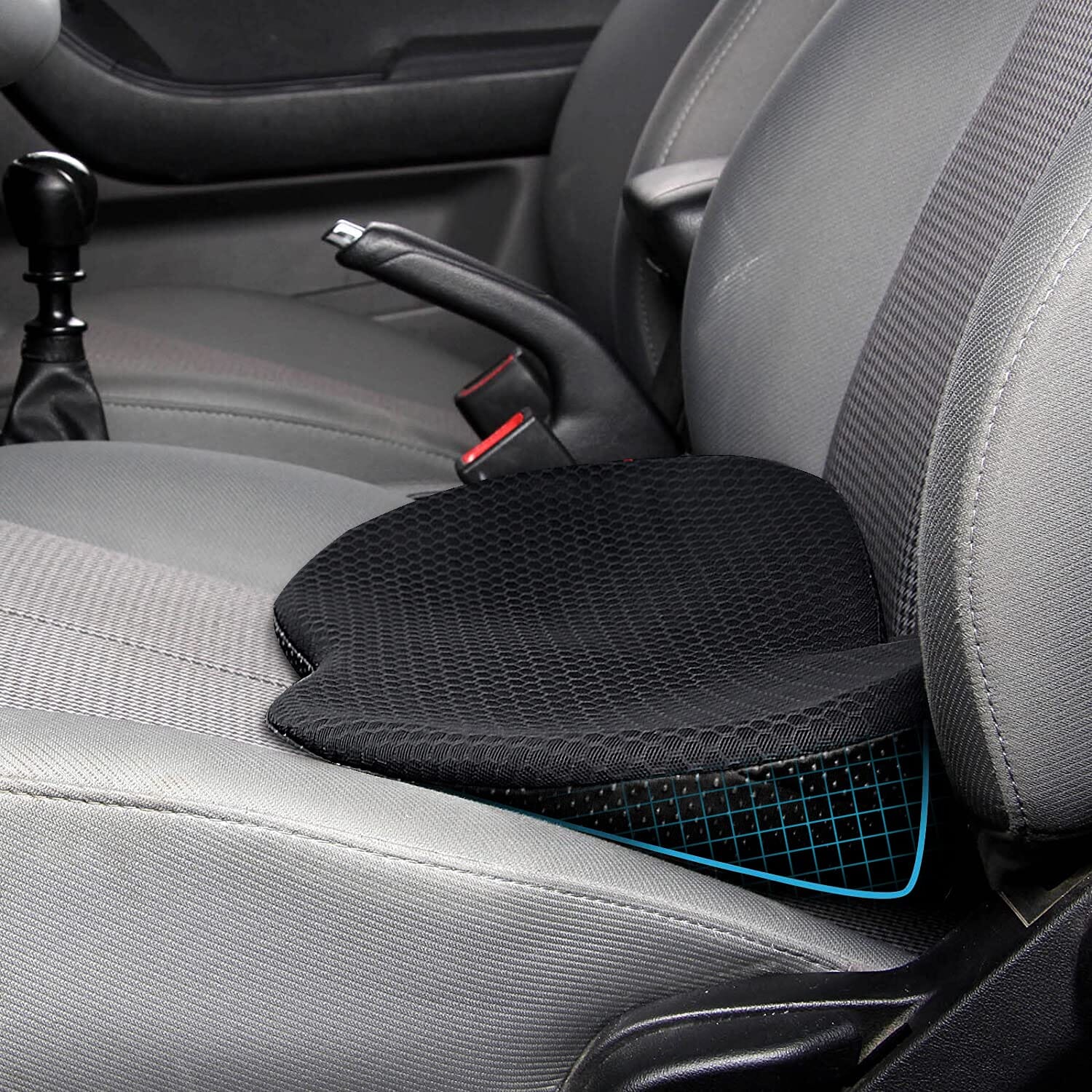 Multifunctional Car Seat Cushion Universal Memory Lumbar Pillow Support Driver Breathable Relief Comfort Chair Car Seat Pad 0 Manwatstore