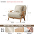 Multifunctional Solid Wood Folding Sofa Bed - Living Room Single Double Foldable Sofa 85/105/125 Cm Various Sizes Available Manwatstore