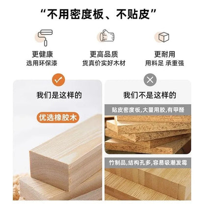 Multifunctional Solid Wood Folding Sofa Bed - Living Room Single Double Foldable Sofa 85/105/125 Cm Various Sizes Available Manwatstore