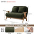 Multifunctional Solid Wood Folding Sofa Bed - Living Room Single Double Foldable Sofa 85/105/125 Cm Various Sizes Available Manwatstore
