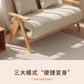 Multifunctional Solid Wood Folding Sofa Bed - Living Room Single Double Foldable Sofa 85/105/125 Cm Various Sizes Available Manwatstore