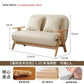 Multifunctional Solid Wood Folding Sofa Bed - Living Room Single Double Foldable Sofa 85/105/125 Cm Various Sizes Available Manwatstore