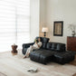 Nebula Luxe Adjustable Leather Sofa Bed sofa bed Manwatstore