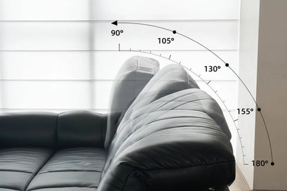 Nebula Luxe Adjustable Leather Sofa Bed sofa bed Manwatstore