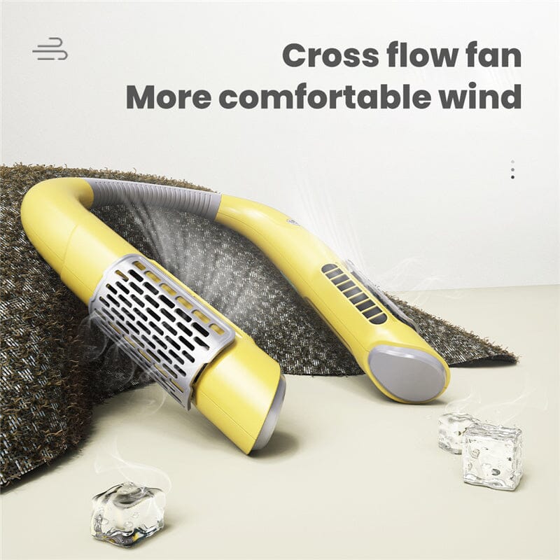 Neck Fan Mini Bladeless Fan USB Rechargeable Fan Mute Sports Fans for Home Outdoor Portable Hanging Fans Air Conditioner Cooler 0 Manwatstore