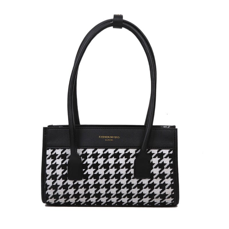 New Tide Autumn Winter Fashion Versatile Plaid Hand Carry Bags 0 Manwatstore