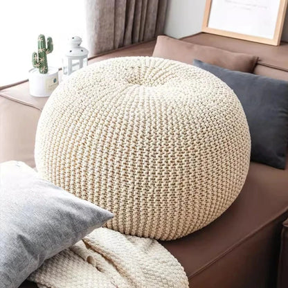 Nordic Cotton Bean Bag Sofas Single Weaving Lazy Tatami Living Room 1-person Upholstered Sofa Comfortable Living Room Furniture Manwatstore