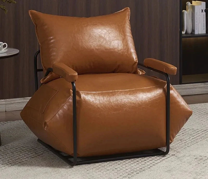 Nordic Lazy Sofa Chaise Lounge Living Room Luxury Rest Bean Bag Chaise Lounge Balcony Waterproof Wear-resistant Home Furniture Manwatstore