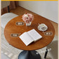 Nordic Luxury Negotiation Table, Balcony Round Coffee Table, Vintage Cafe Small Dining Table, Mid-Century Commercial Use Desk Manwatstore