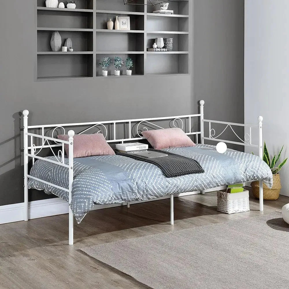 NordicEase Single Daybed Frame – 3ft Guest Sofa Bed Manwatstore
