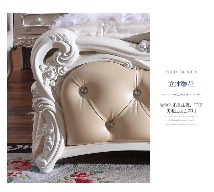 Organizer Large Bedrooms Sets Luxury Princess Luxury Full Set Bedroom Set Queen Monster Frames Camas Y Muebles Home Furniture Manwatstore