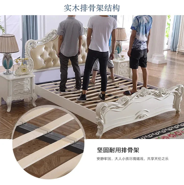 Organizer Large Bedrooms Sets Luxury Princess Luxury Full Set Bedroom Set Queen Monster Frames Camas Y Muebles Home Furniture Manwatstore