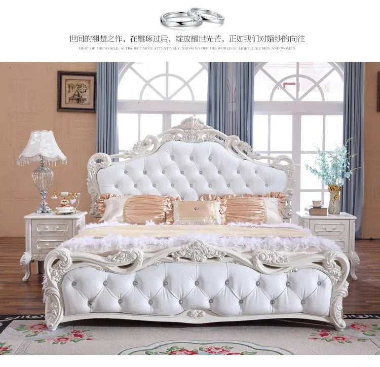 Organizer Large Bedrooms Sets Luxury Princess Luxury Full Set Bedroom Set Queen Monster Frames Camas Y Muebles Home Furniture Manwatstore