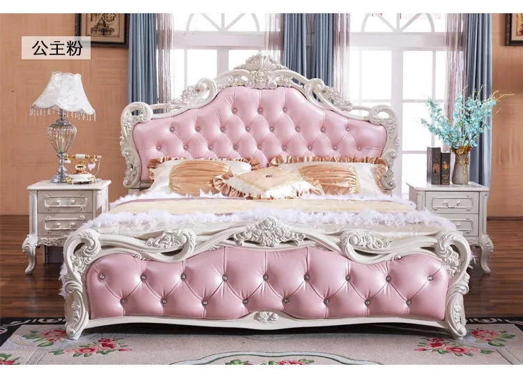 Organizer Large Bedrooms Sets Luxury Princess Luxury Full Set Bedroom Set Queen Monster Frames Camas Y Muebles Home Furniture Manwatstore