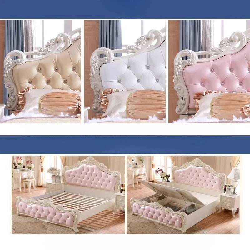 Organizer Large Bedrooms Sets Luxury Princess Luxury Full Set Bedroom Set Queen Monster Frames Camas Y Muebles Home Furniture Manwatstore