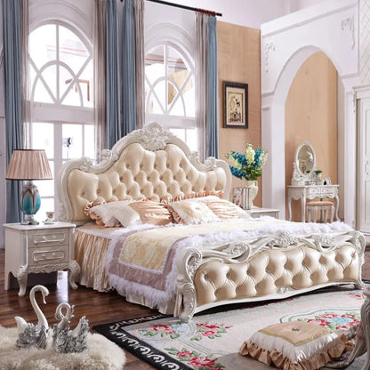 Organizer Large Bedrooms Sets Luxury Princess Luxury Full Set Bedroom Set Queen Monster Frames Camas Y Muebles Home Furniture Manwatstore