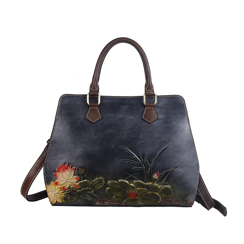 Original first layer cowhide handbags 0 Manwatstore