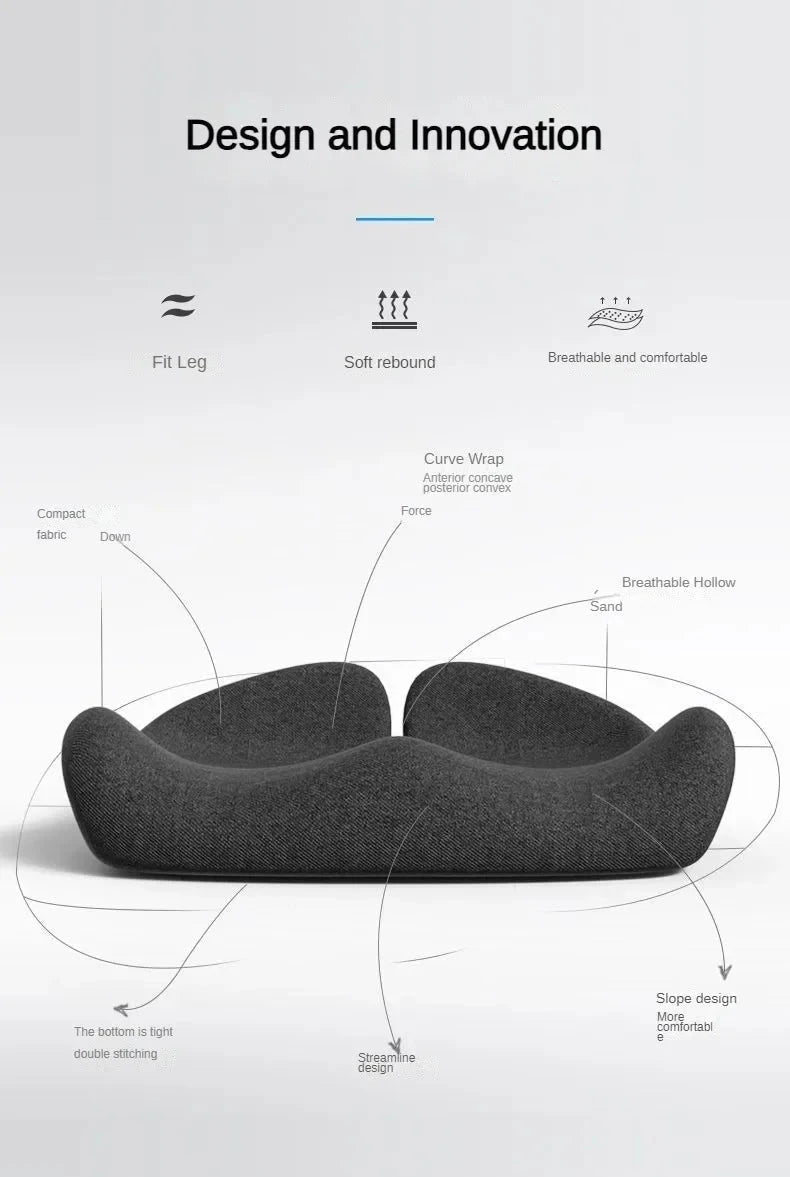 Orthopedic Memory Foam Coccyx Cushion – Tailbone &amp; Sciatica Pain Relief Seat Pad Manwatstore