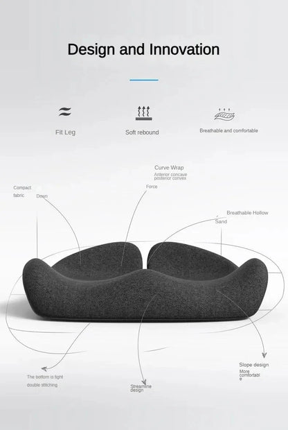 Orthopedic Memory Foam Coccyx Cushion – Tailbone &amp; Sciatica Pain Relief Seat Pad Manwatstore