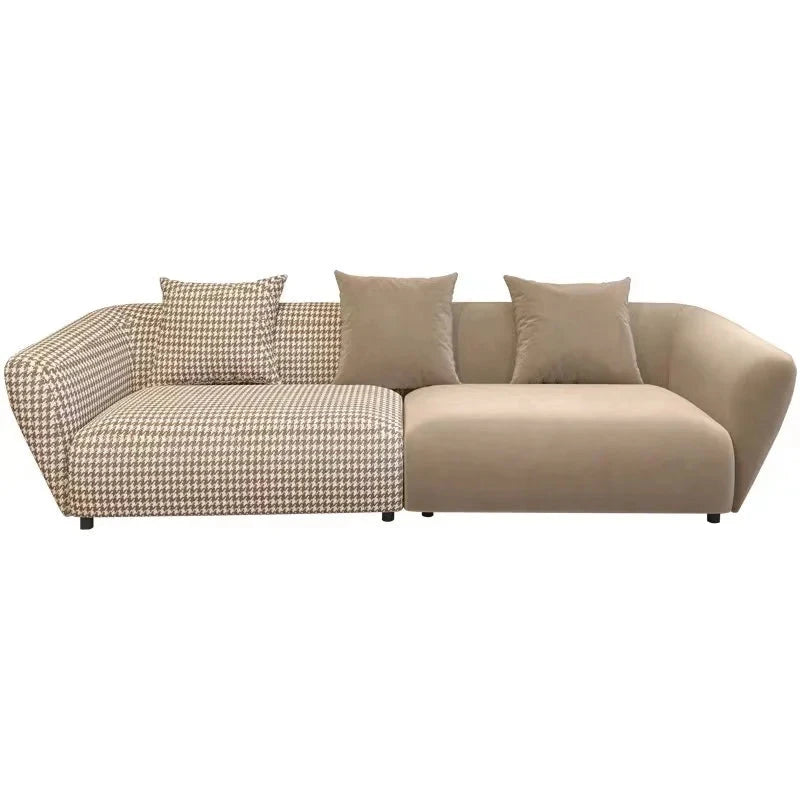 Outdoor Floor Living Room Sofas Curved Garden Lounge Minimalist Sofas Relaxing Hallway Cheap Luxury Wood Divano Home Furniture Manwatstore