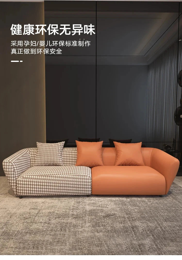 Outdoor Floor Living Room Sofas Curved Garden Lounge Minimalist Sofas Relaxing Hallway Cheap Luxury Wood Divano Home Furniture Manwatstore
